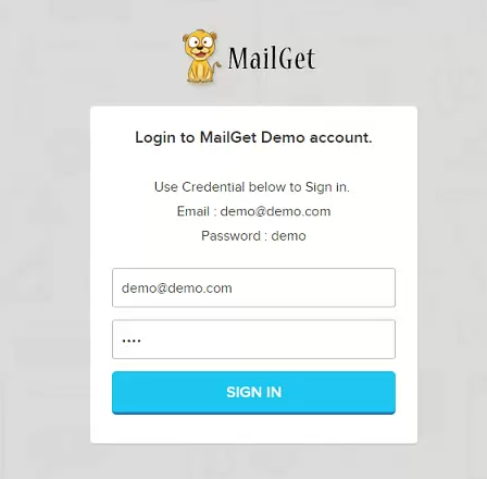 mailget-demo-account